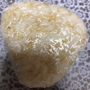 ねぎ味噌のおにぎり